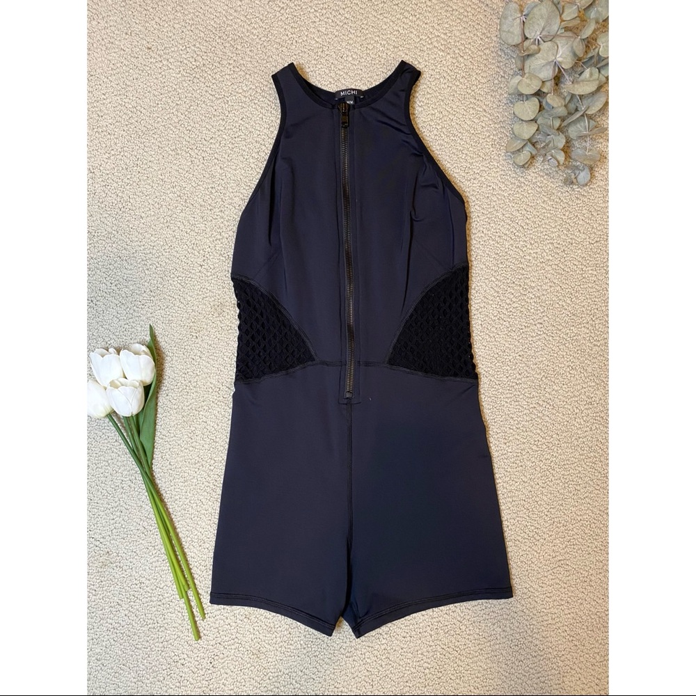 Michi Fishnet Cutout Bodysuit